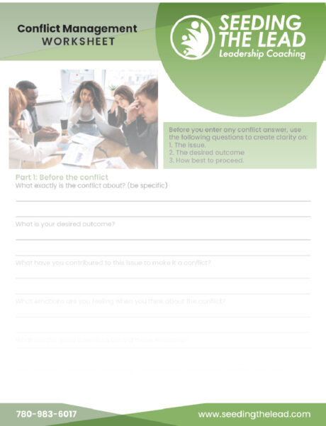 Conflict Worksheet Thumbnail